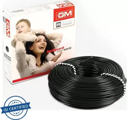 GMWS5FRL1KX75 - GM FR FLEXIBLE WIRE 0.75 SQ MM 90 Mtrs BLACK