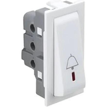 AE-1204 GL - 10AX BELL PUSH SWITCH -1M - WHITE