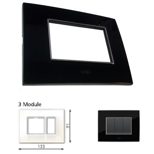 GM brings you cuba range of XZEL COVER PLATE(WITH SUPPORT FRAME) with exquisite design and efficient functionality. The prominent and distinguished design character adds aesthetics to your home decor