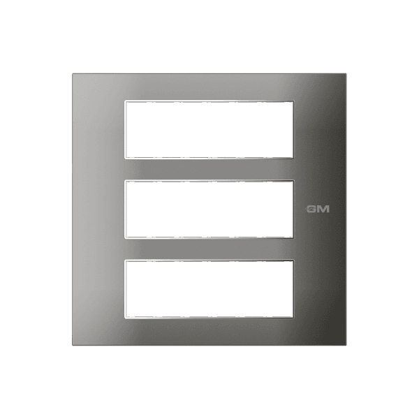 GM brings you cuba range of META COVER PLATE(WITH SUPPORT FRAME) with exquisite design and efficient functionality. The prominent and distinguished design character adds aesthetics to your home decor